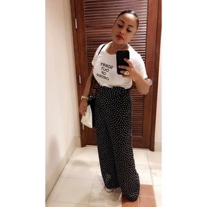 High waisted Zara Palazzo pants